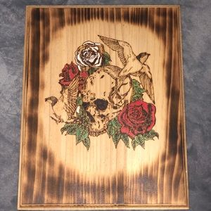 Custom made wood burnings